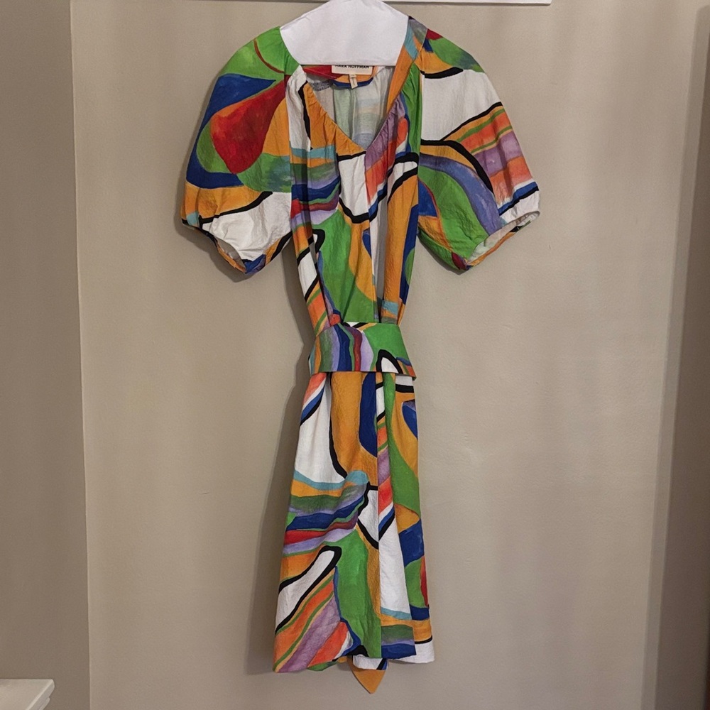 Mara Hoffman Colorful Abstract Midi Dress